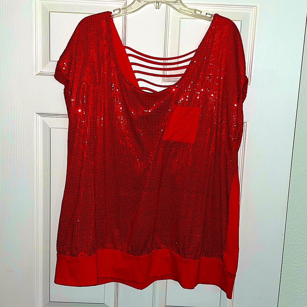 Sequins sparkle top